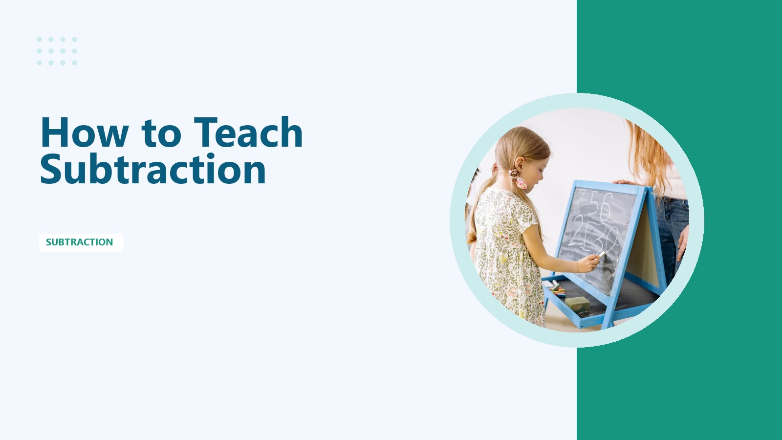 How to Teach Subtraction